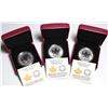 Image 1 : RCM Lot; 2014 $5 Bullion Replica with Privy, 2014 $5 American Numismatic Association Maple Leaf and 