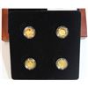 Image 2 : RCM Lot; 2014 RCM $5 Pure Gold 'O' Canada Complete 4-coin Set with Deluxe Wooden Box.