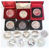 Image 1 : RCM Lot; Commemorative Silver BU & Proof Dollars in Capsules. Years Included: 1972 to 1981, 83, 84, 