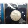 Image 1 : 2000 AMERICAN SILVER EAGLE UNC WITH  TONING