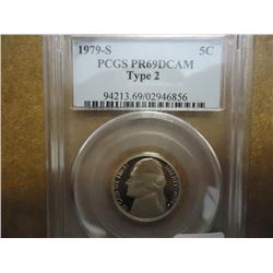1979-S TYPE 2 JEFFERSON NICKEL PCGS PR69 DCAM