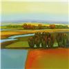 Image 1 : MOUNTAIN MORNING SKY - Limited Edition Lithograph 20"x20"