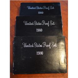 (3) 1980 - United States Proof Sets