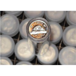 2- Roll 1965 Canada 5-Cent Nickles