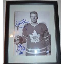 Don Cherry TML Autographed Photo - "Go Leafs GO"