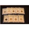 Image 1 : (9) - U.S. 5-Cent MS-Brilliant Uncirculated Coins