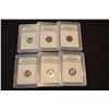 Image 1 : (6) - U.S. 10-Cent MS-Brilliant Uncirculated Coins