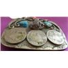 Image 8 : Old Cowboy Silver & Turquoise Buckle