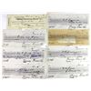 Image 1 : Collection of early checks most signed by Henry