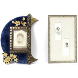 Collection of 2 framed Frawley family photos.