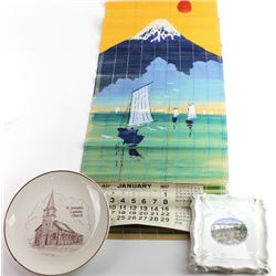 Collection of 3 includes 1927 advertising calendar