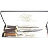 Image 1 : 3 pc. meat carving set in original case