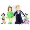 Image 2 : Collection of 7 includes Lenci doll with felt