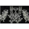 Image 1 : Large collection of matching clear glass.