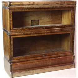 Globe-Wernicke 2 section barrister bookcase.