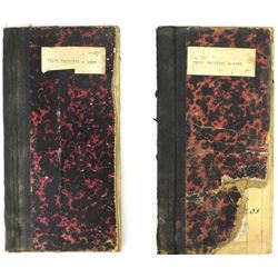 Collection of 2 1888 & 1889 ledgers