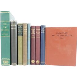 Collection of 9 books from the Frawley