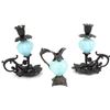 Image 1 : 3 pc Victorian set with matching candesticks