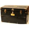 Image 1 : Large black trunk 22" X 40" X 24".
