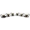 Image 1 : Set of 6 Lenox demitasse cups with sterling