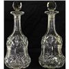 Image 1 : Pair of matching fine quality decanters