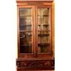 Image 1 : Victorian walnut double door bookcase