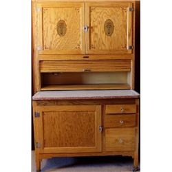 Antique sellers kitchen cabinet with tambor