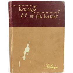 "Lyrics of the Lariat" scarce 1st edition