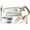 Image 1 : Collection of meat saws, knives and tool.