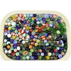 Large collection of old marbles.