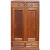 Image 1 : Oak double door knock down armoire on 2