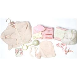 Collection of baby clothes.