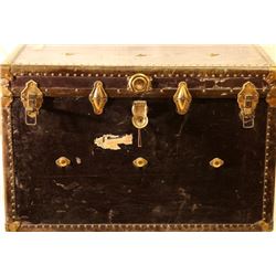 Large travel trunk, 22" X 26" X 36".