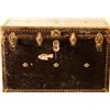 Image 1 : Large travel trunk, 22" X 26" X 36".