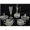 Image 1 : Collection of misc. glass includes hand cut
