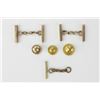 Image 1 : Collection of 5 includes pr. gold cuff links,
