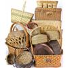 Image 1 : Large collection of wicker baskets.