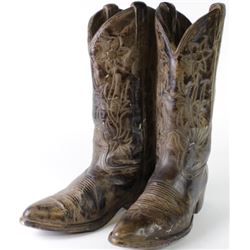 Decorative full size cowboy boots