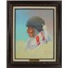 Image 1 : Oil on canvas painting "Old One" signed