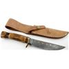 Image 1 : Colt hunting knife with damascus blade, 6" blade