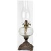 Image 1 : Antique kerosene lamp with clear glass