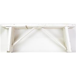 Old primitive painted bench 18" X 45".