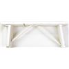 Image 1 : Old primitive painted bench 18" X 45".