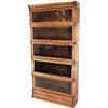 Image 1 : 5 section oak stacking bookcase