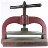 Image 1 : Antique cast iron book press with original