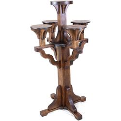 Unique mission arts and crafts plant stand,