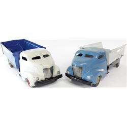 Collection of 2 vintage toy trucks by Wyandotte