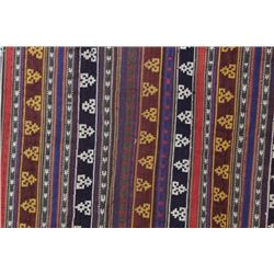 Finely woven Kurdish Jigim area throw