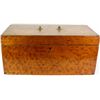 Image 1 : Early 19th C. document box in veneer birds