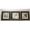Image 1 : Collection of 3 prints by Churchill Ettinger